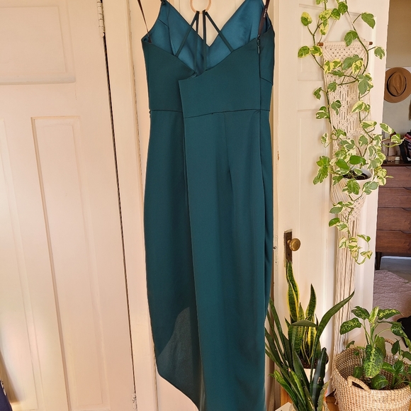 Jade green cocktail dree - Picture 3 of 3
